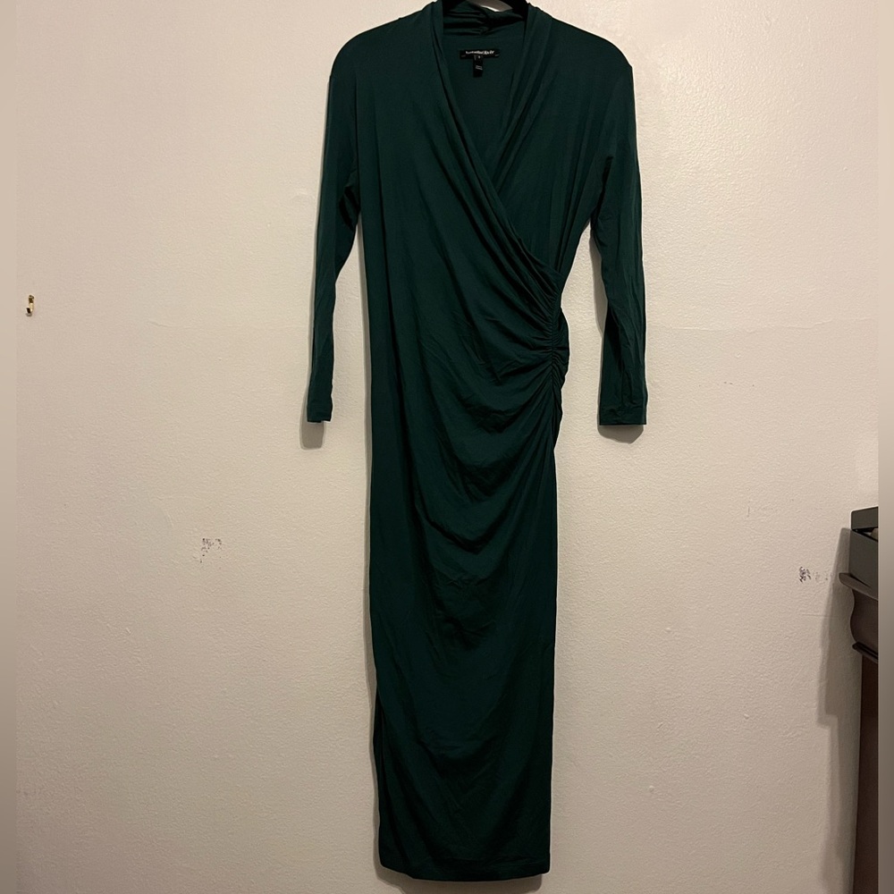 Isabella Oliver Maternity Green Wrap Dress